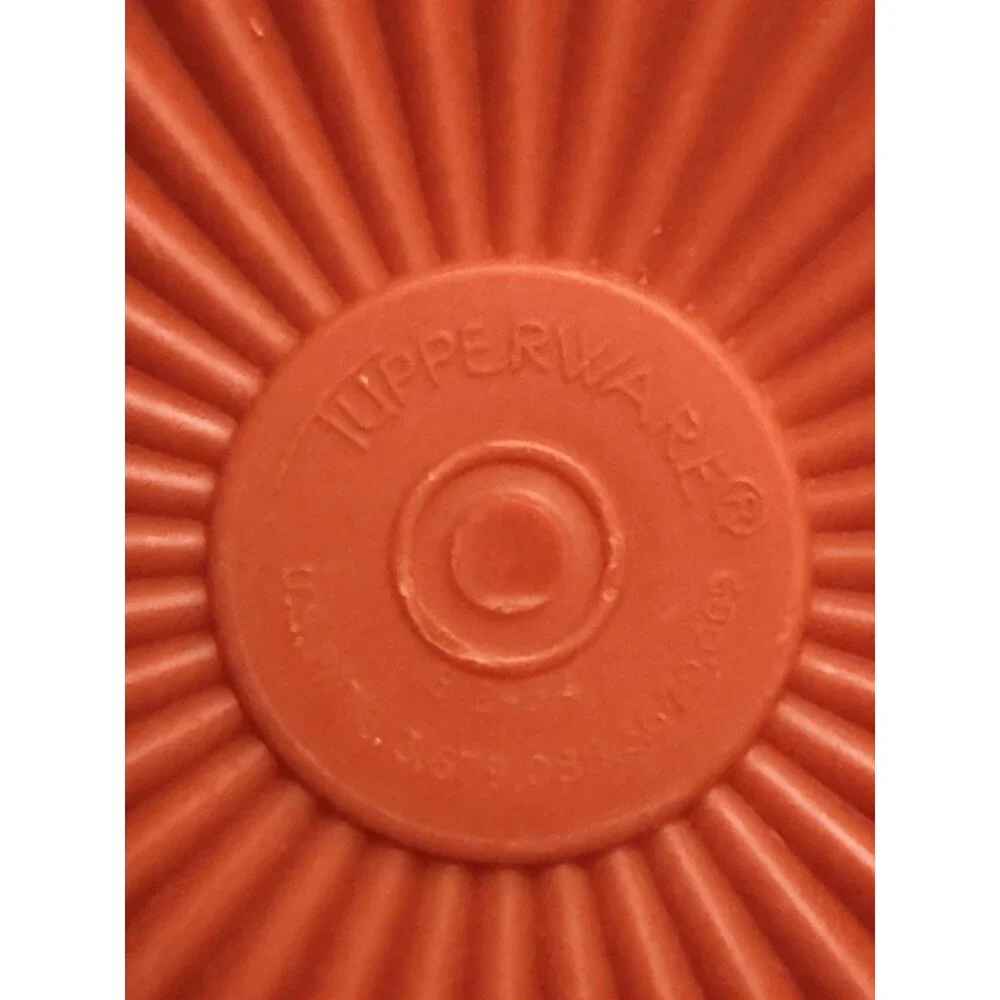 Tupperware oz storage orange