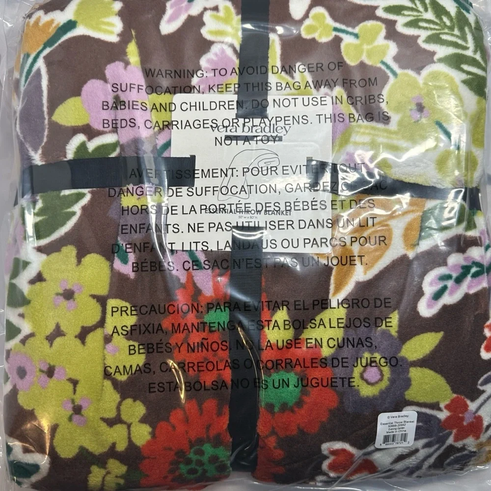 Vera Bradley Fleece Throw Blanket