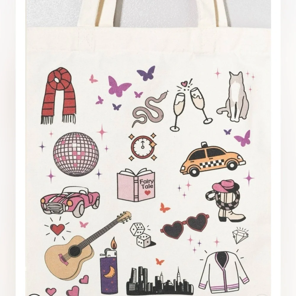 Music Graphic Tote Bag