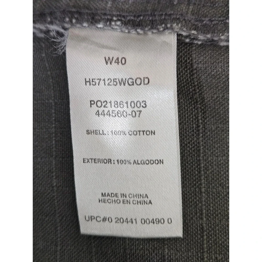 Big Smith Mens Olive Green Ripstop Carpenter Work Shorts Size 40 H57125WGOD