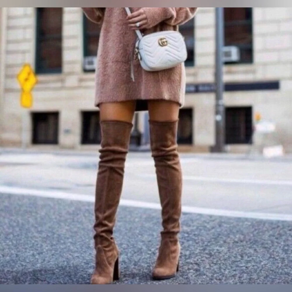 Stuart Weitzman Brown Highland Over-the-Knee Boots- off size 7 & 7.5 NWOT
