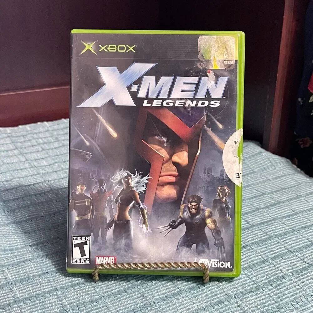 X-Men Legends (Microsoft XBOX) TESTED Complete Case Disc Book Video Game