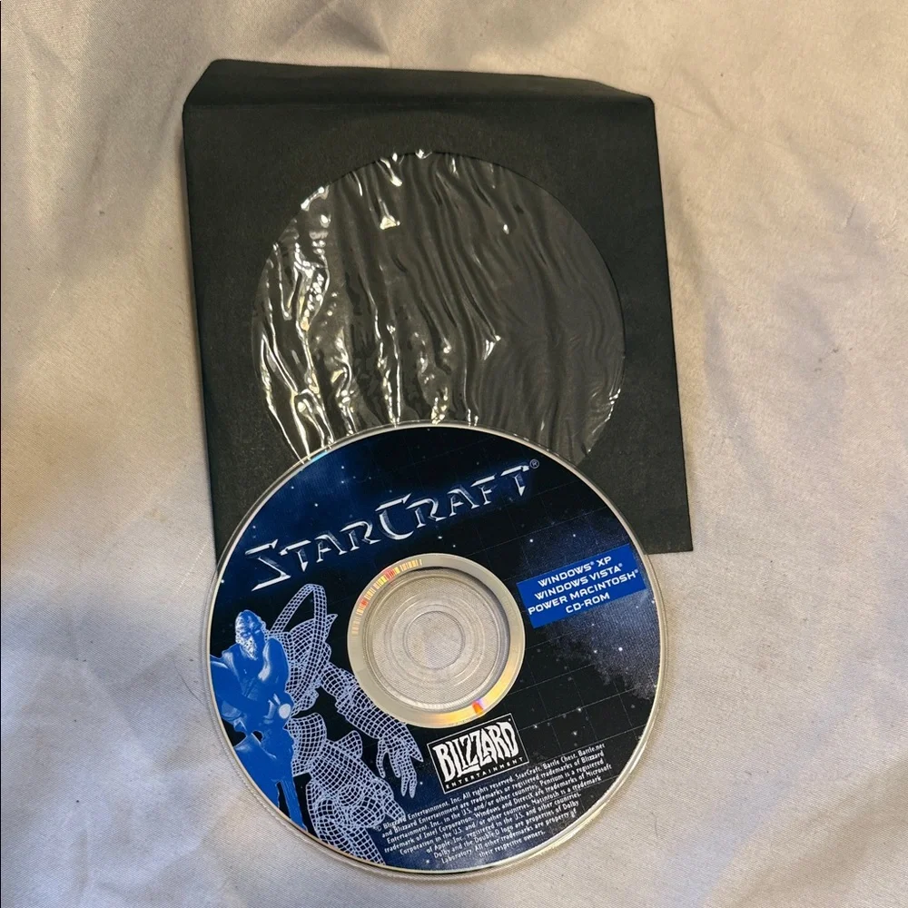 Blizzard StarCraft Vintage PC Mac Game Disc Only with CD Key