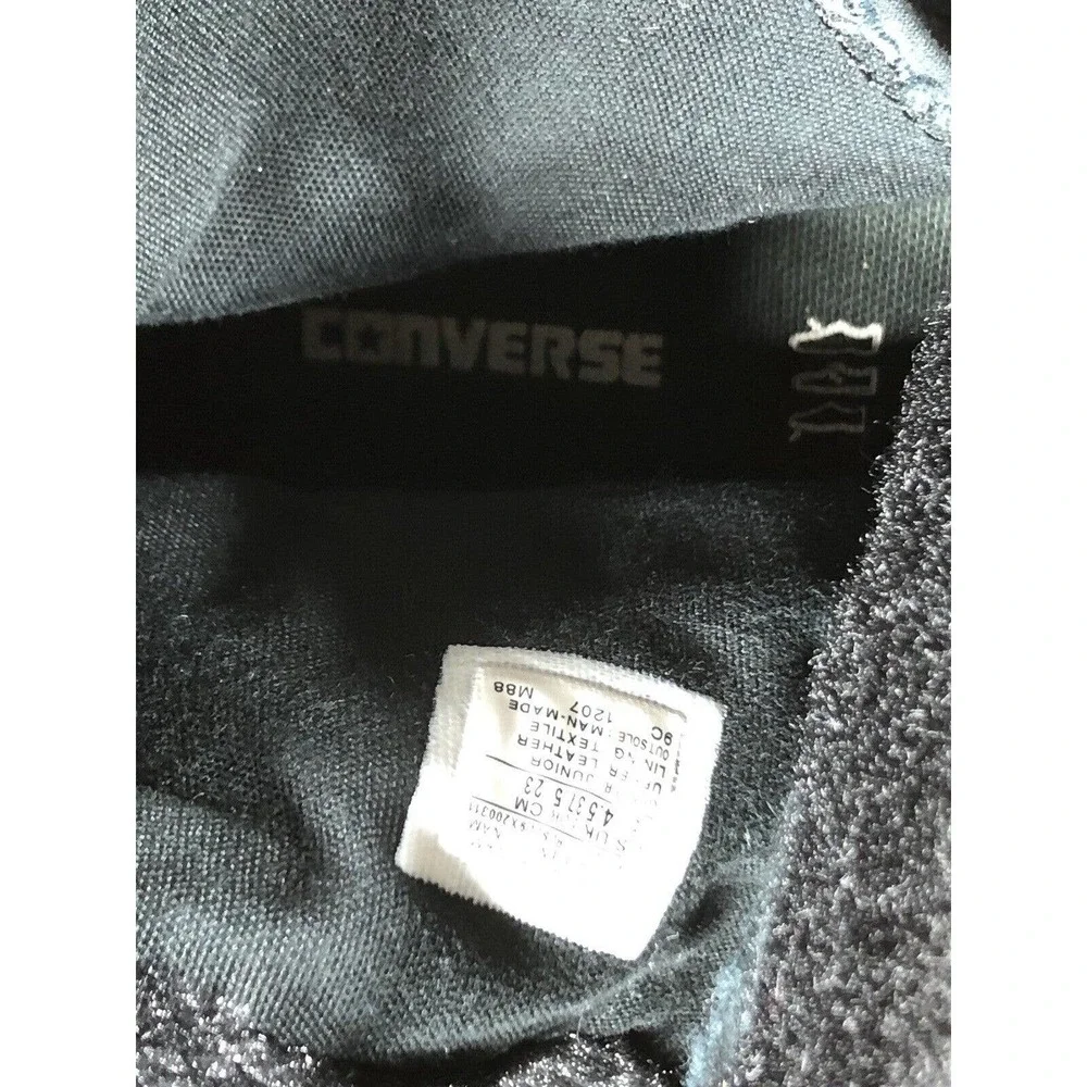 Converse Boots Junior 5 Chuck Taylor Beverly Black‎ Suede Leather Faux Fur Lined