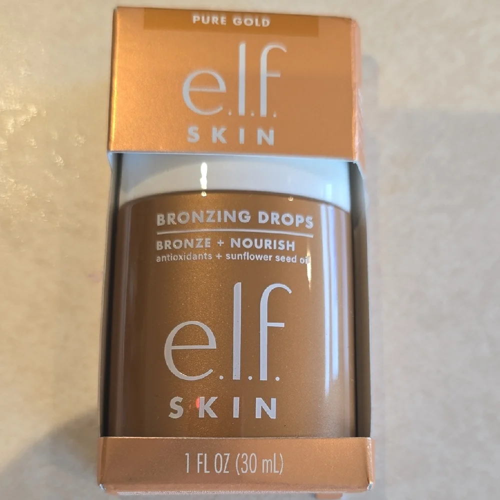 ELF Bronzing Drops in Pure Gold 1 fl oz Full Size