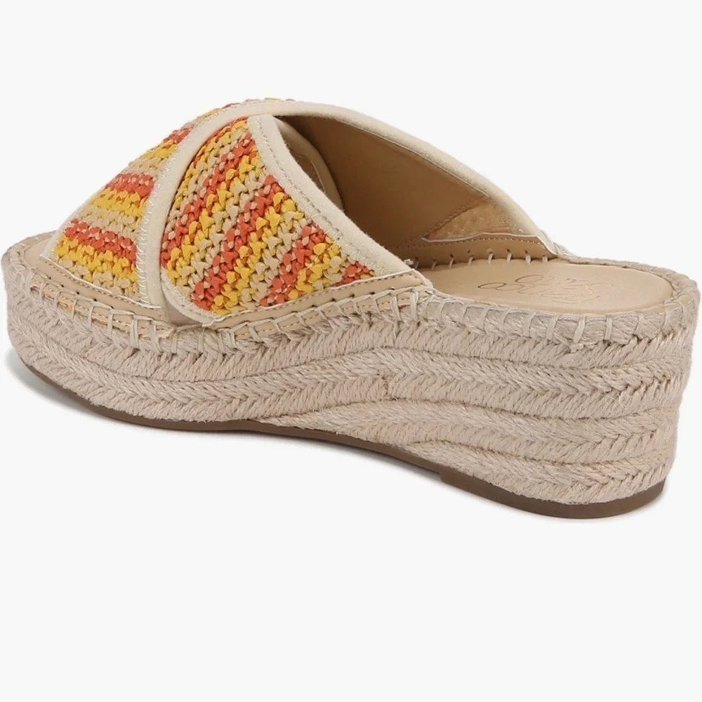Vacay Vibes🆕Franco Sarto Pacifica Espadrille Platform Wedge Sandal ::NIB::