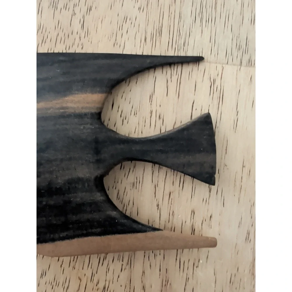 Pair Of Vintage Wooden Dolphin And Fish Carvings