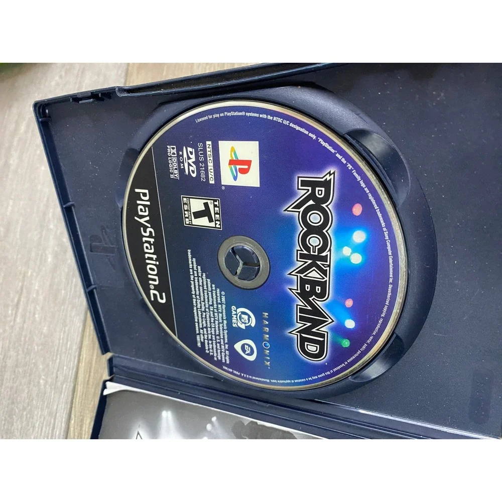 Rock Band Sony PlayStation 2 PS2 Game 2007 SLUS 21682 Complete with Manual