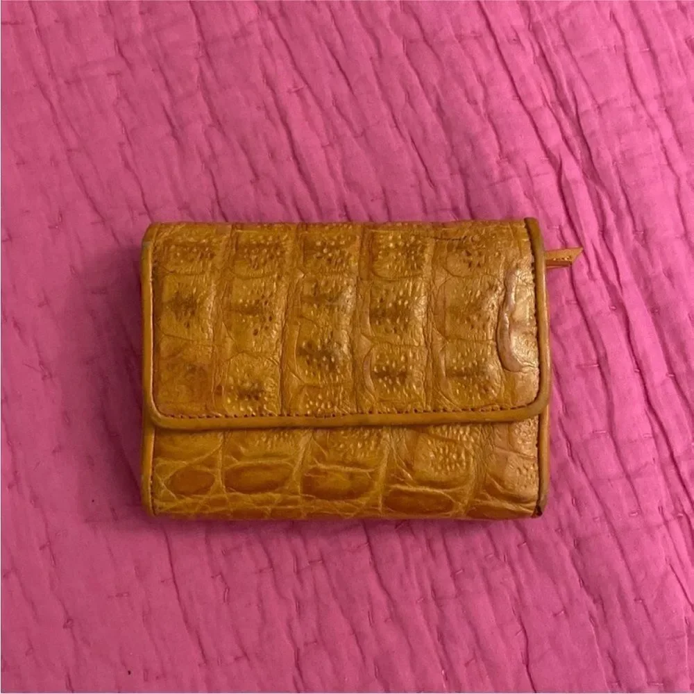 Byron New York genuine crocodile skin wallet