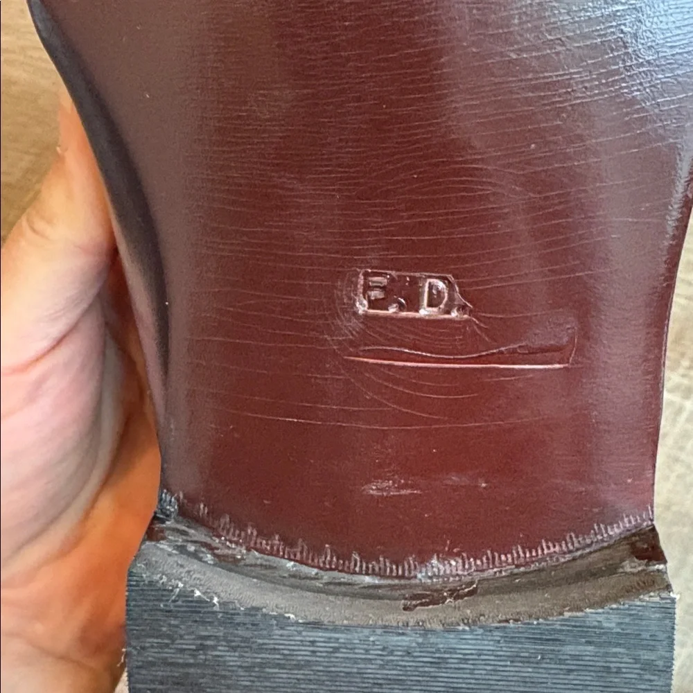 Florsheim Berkley Moc Toe Penny Loafers Men’s 9.5XW EXTRA WIDE Burgundy READ