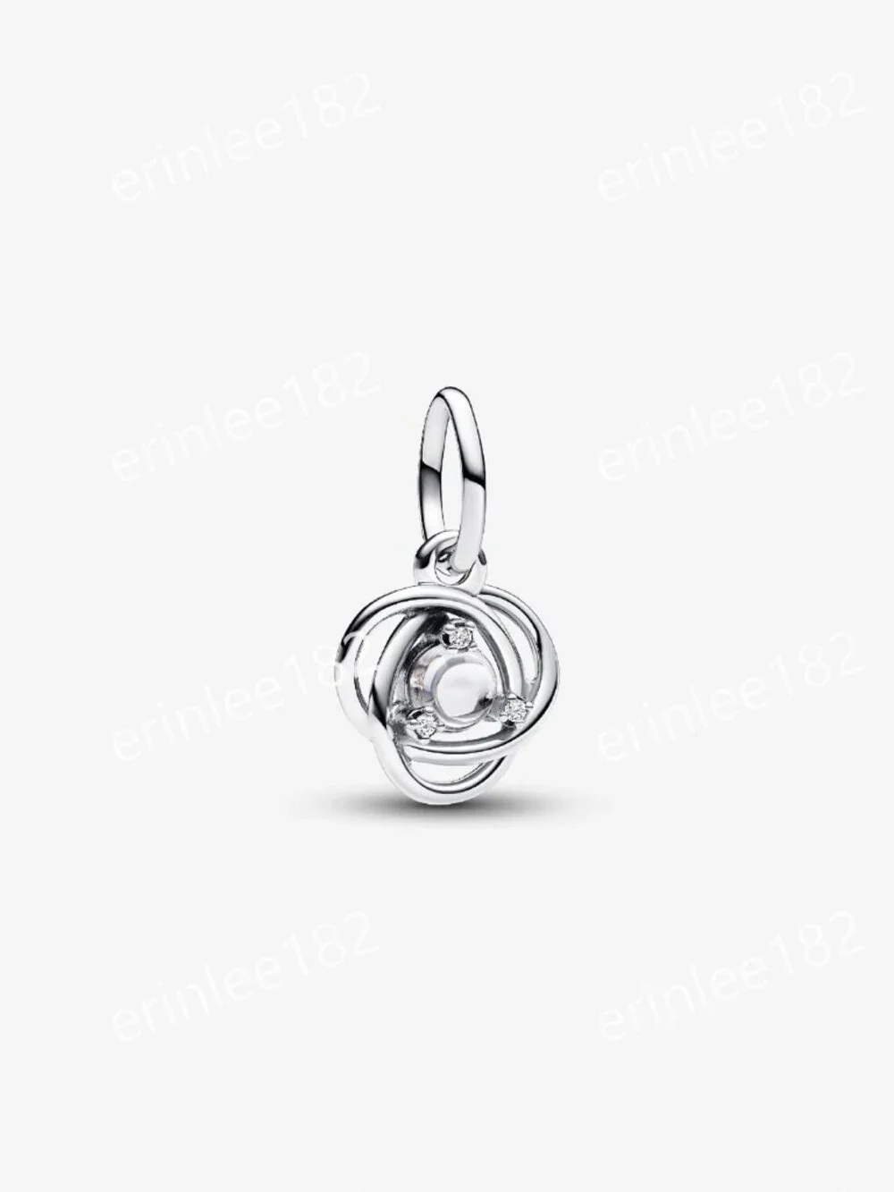 Pandora Clear Eternity Circle Dangle Charm