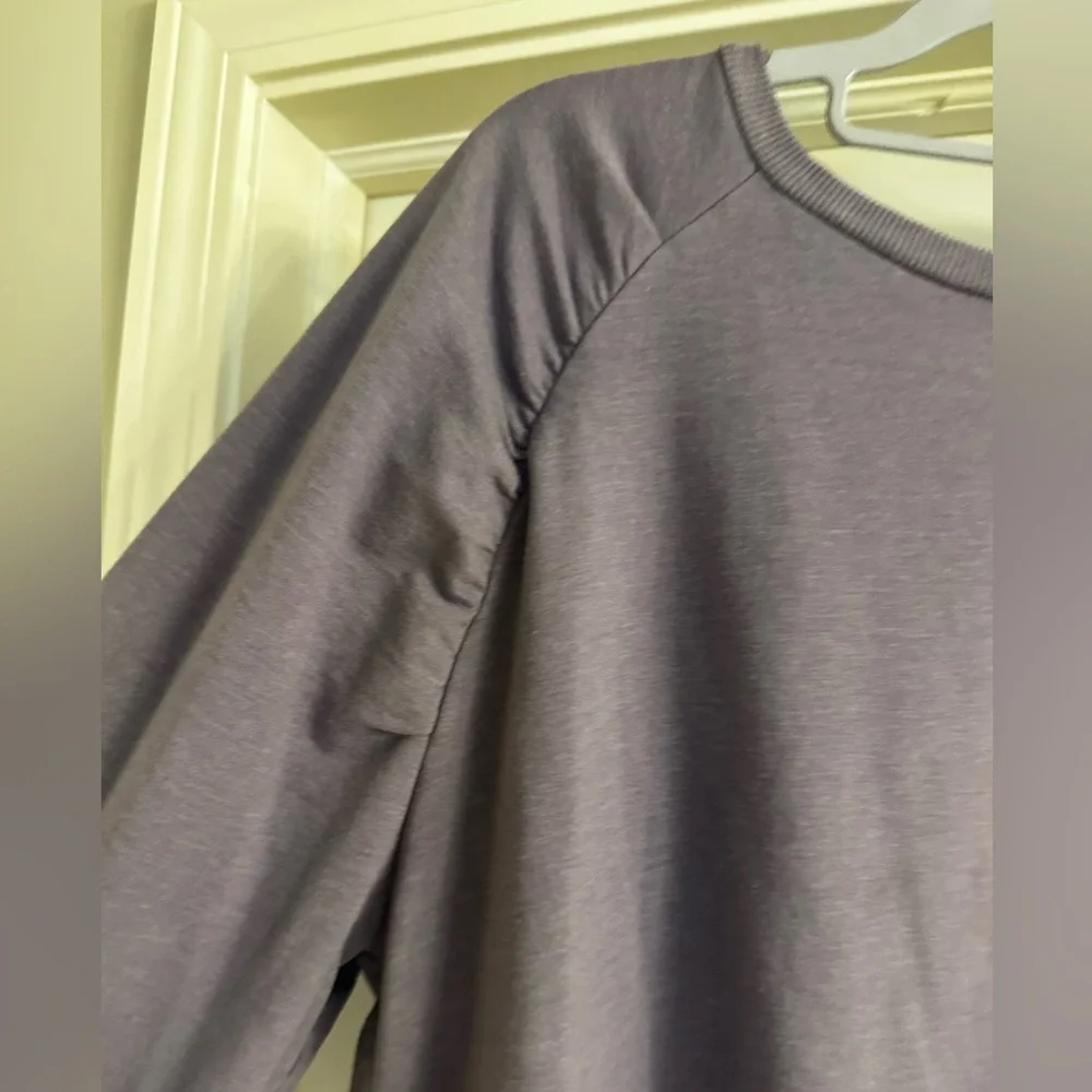 Z BY ZELLA Welina Maternity Pullover Sweatshirt Purple Mulled Medium