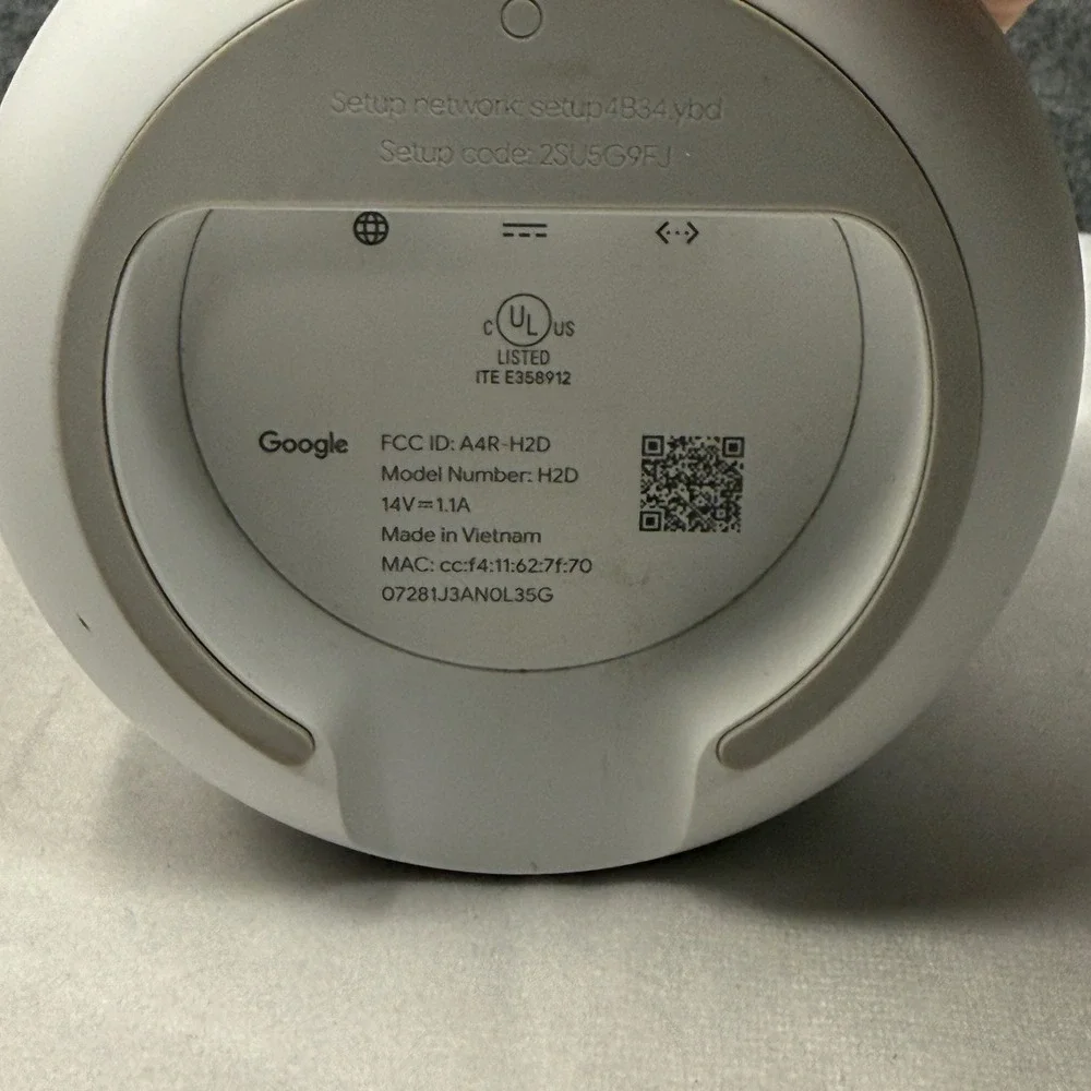 Google Nest Wifi Router H2D AC2200 Mesh Wi-Fi System Snow White