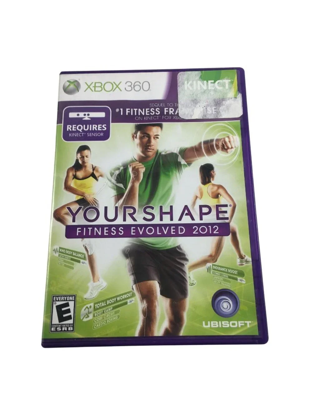 MICROSOFT XBOX 360 YOUR SHAPE FITNESS EVOLVED 2012 MANUAL INCLUDED