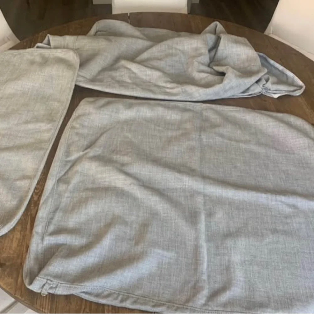 Restoration Hardware Taupe/Gray Upholstery Fabric Panel