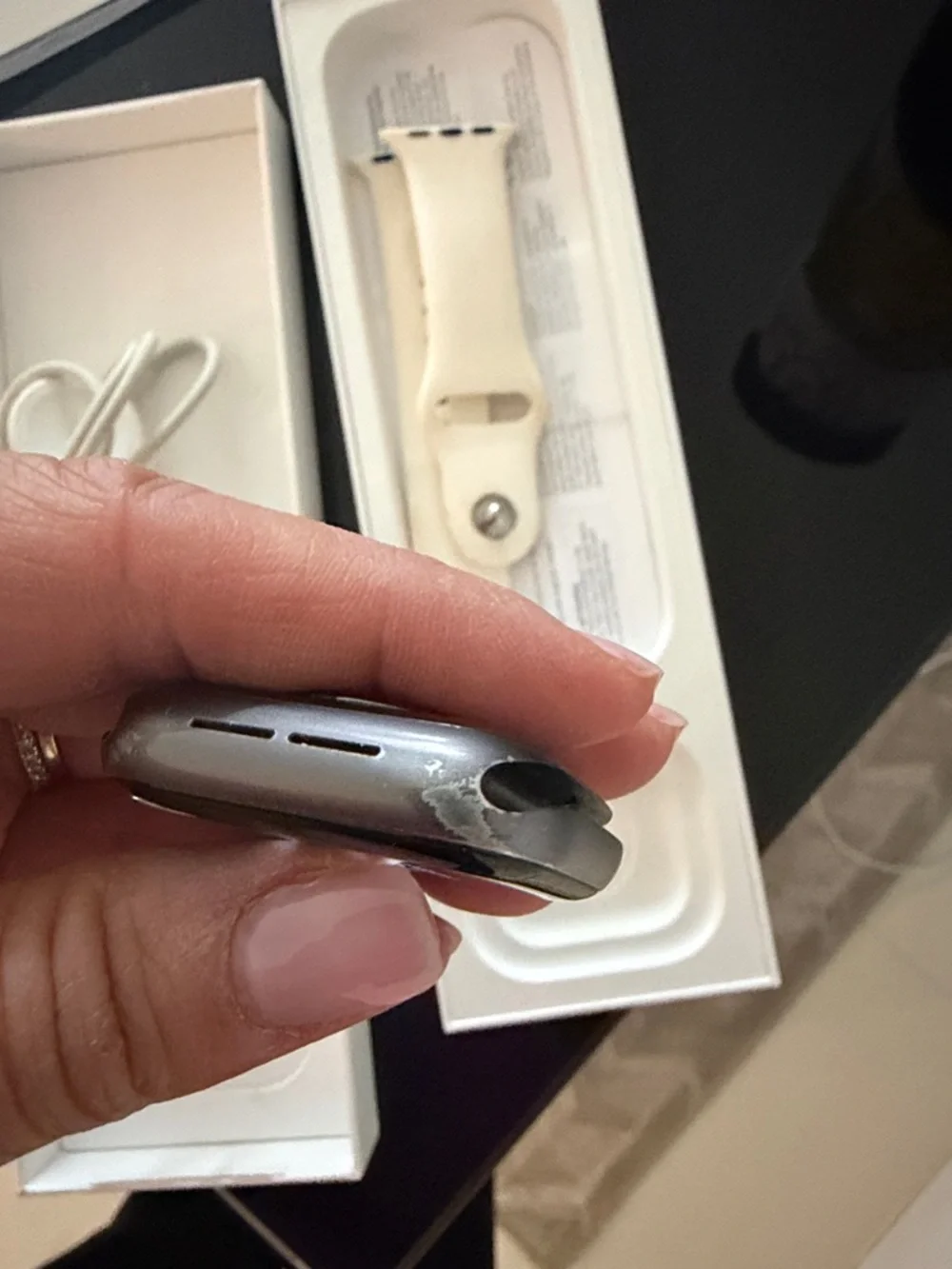 Apple watch shown