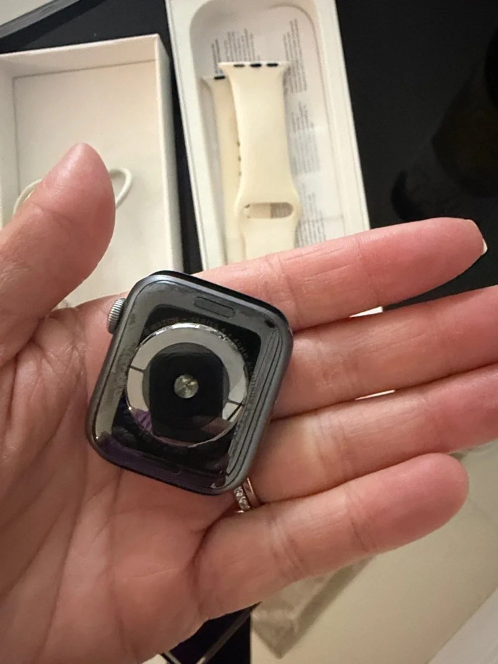Apple watch shown