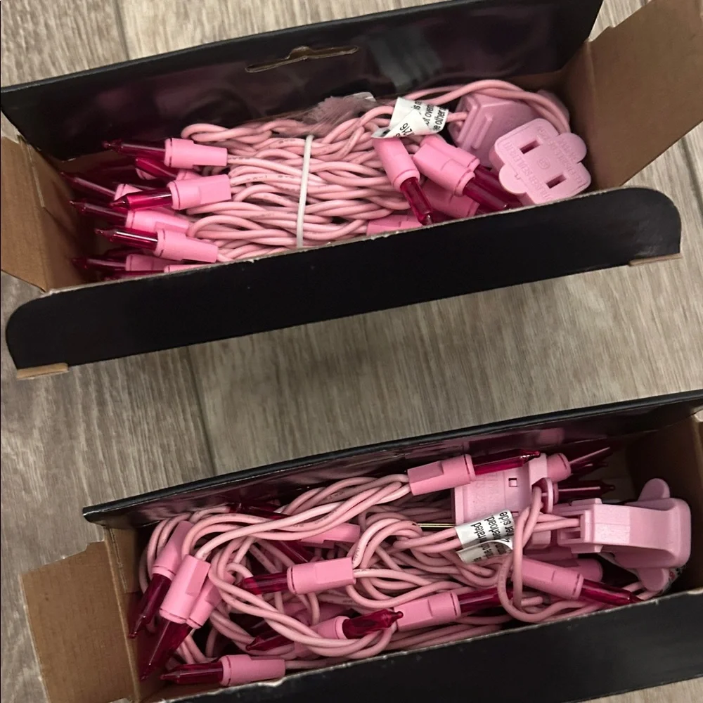 VALENTINE Pink Mini String Lights