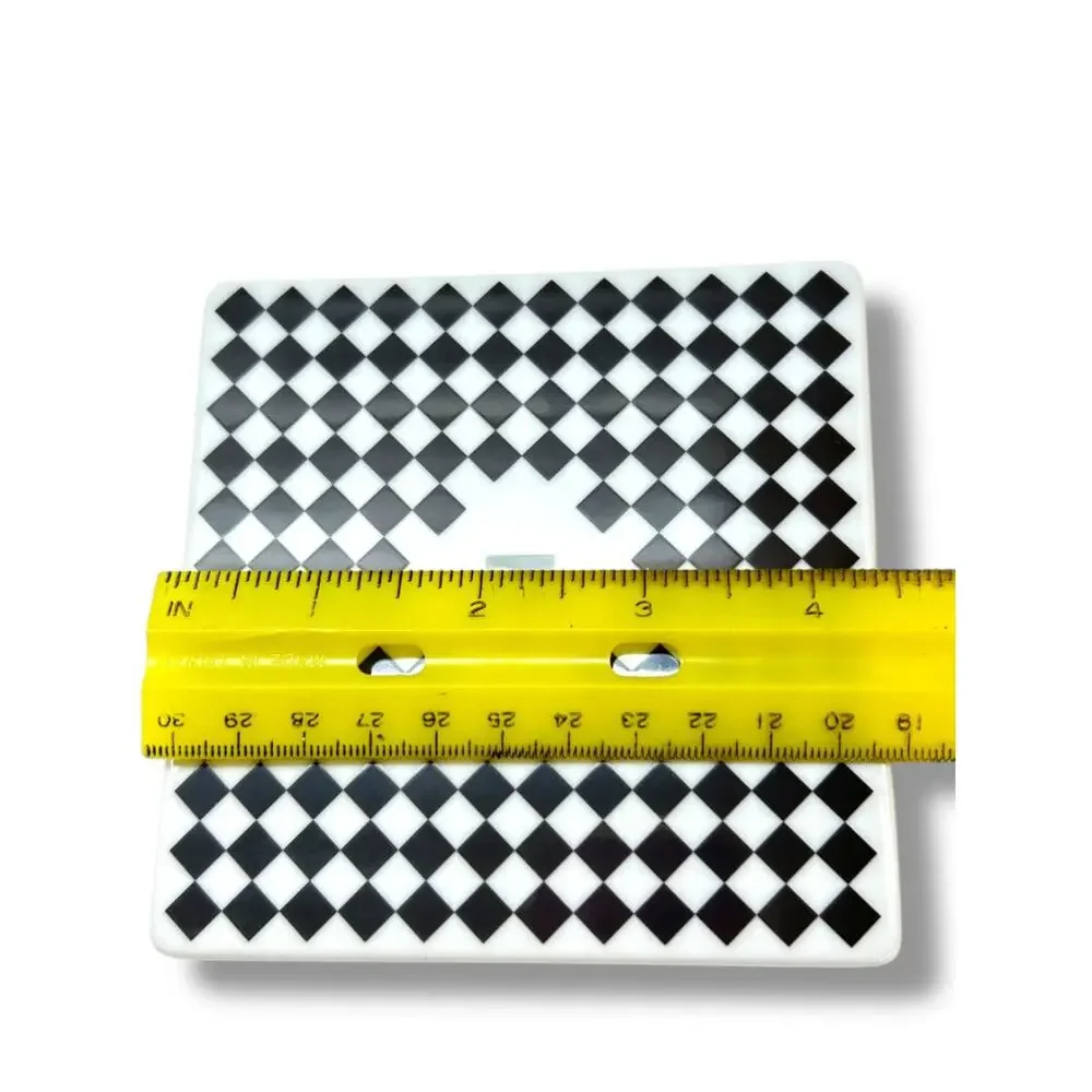 New Porcelain Coaster Paris Style Made in Portugal Black White
