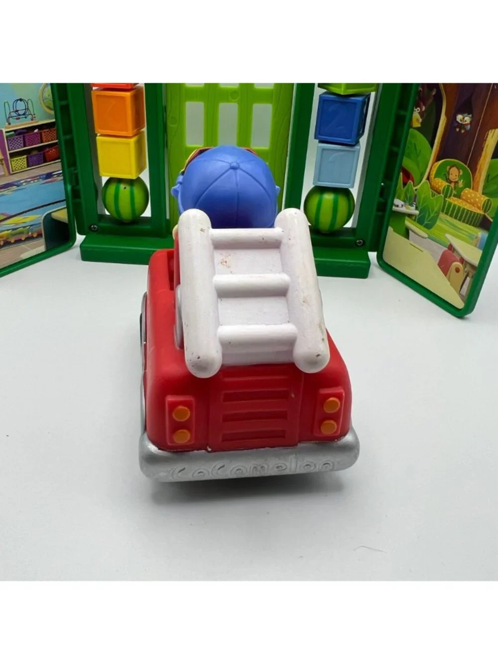Cocomelon Melon Patch Academy Playset With JJ In Red Toy Car