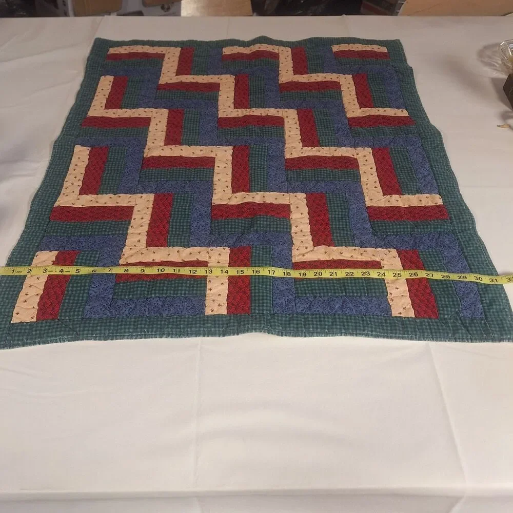 Handmade quilted patchwork