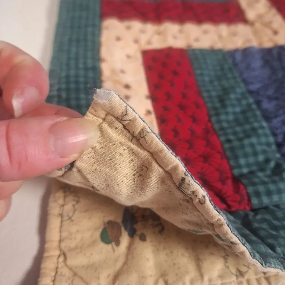 Handmade quilted patchwork