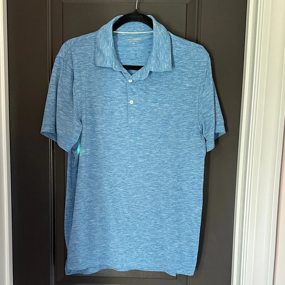 J.‎ Crew Heathered Blue Polo Shirt