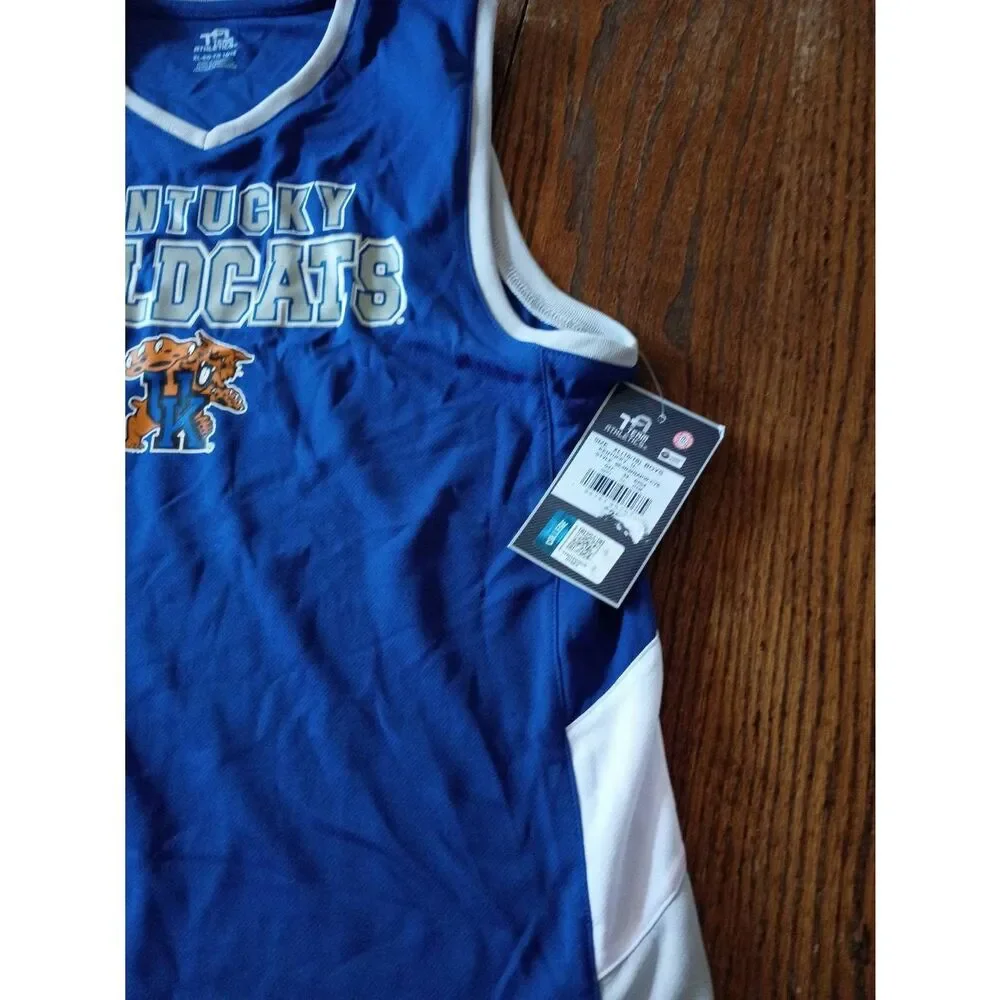 New XL Youth Team Athletics Kentucky Wildcats Sleeveless Tank Top Muscle Shirt