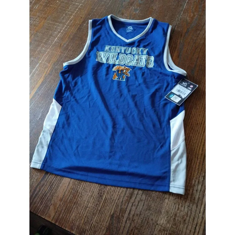 New XL Youth Team Athletics Kentucky Wildcats Sleeveless Tank Top Muscle Shirt