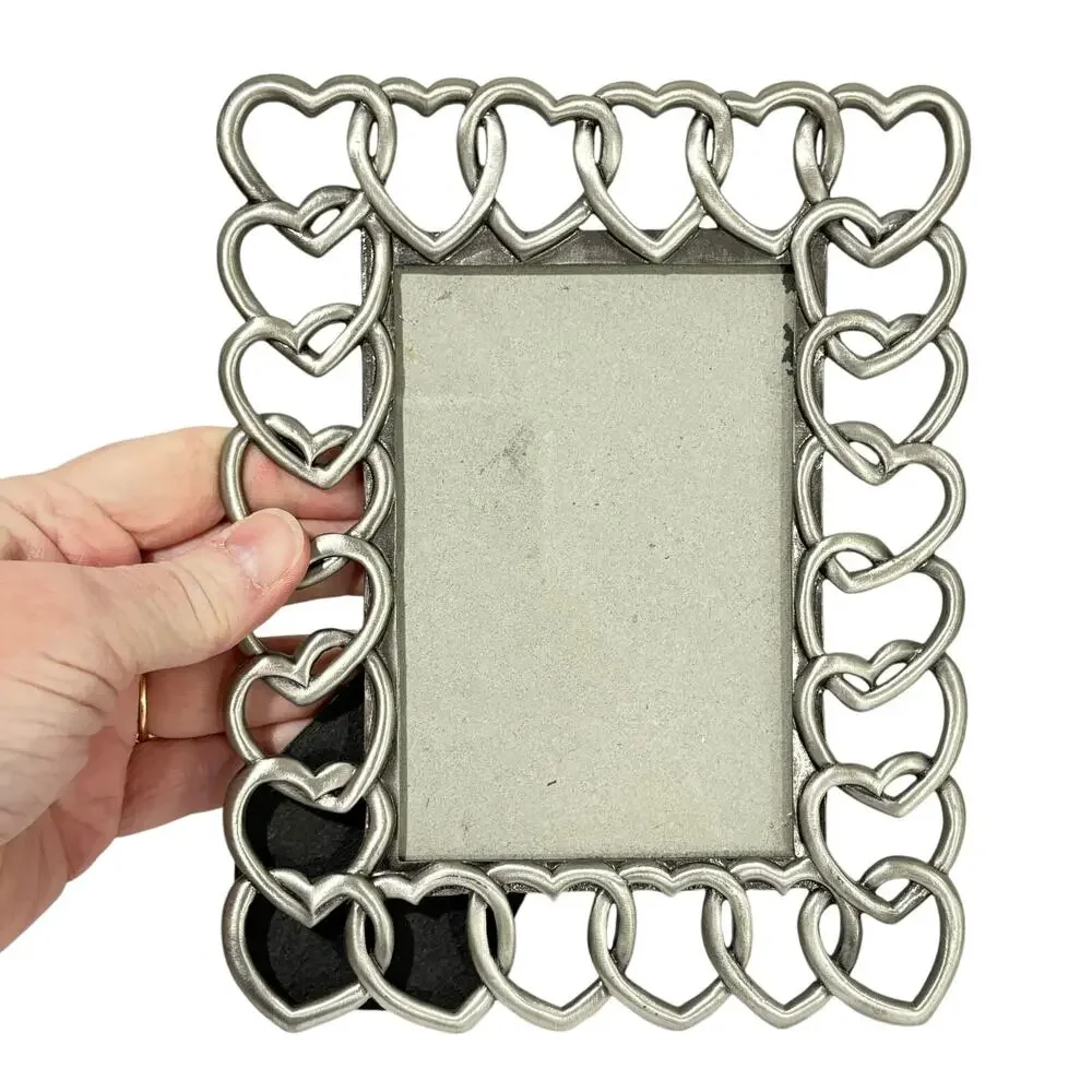 Vintage pewter picture