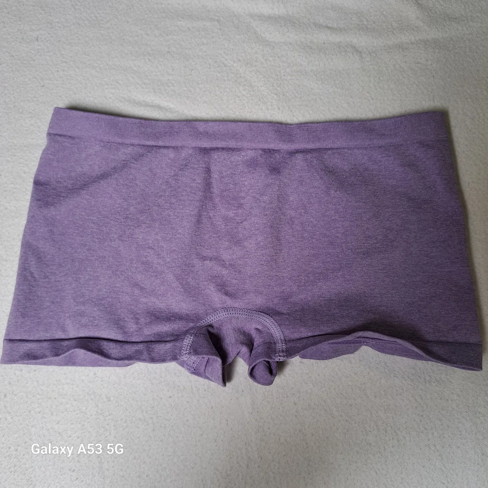 Reebok Girls Purple Seamless Boyshort Panty