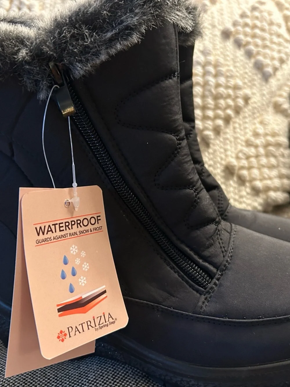 Patrizia Women's Waterproof Winter Boots in Black