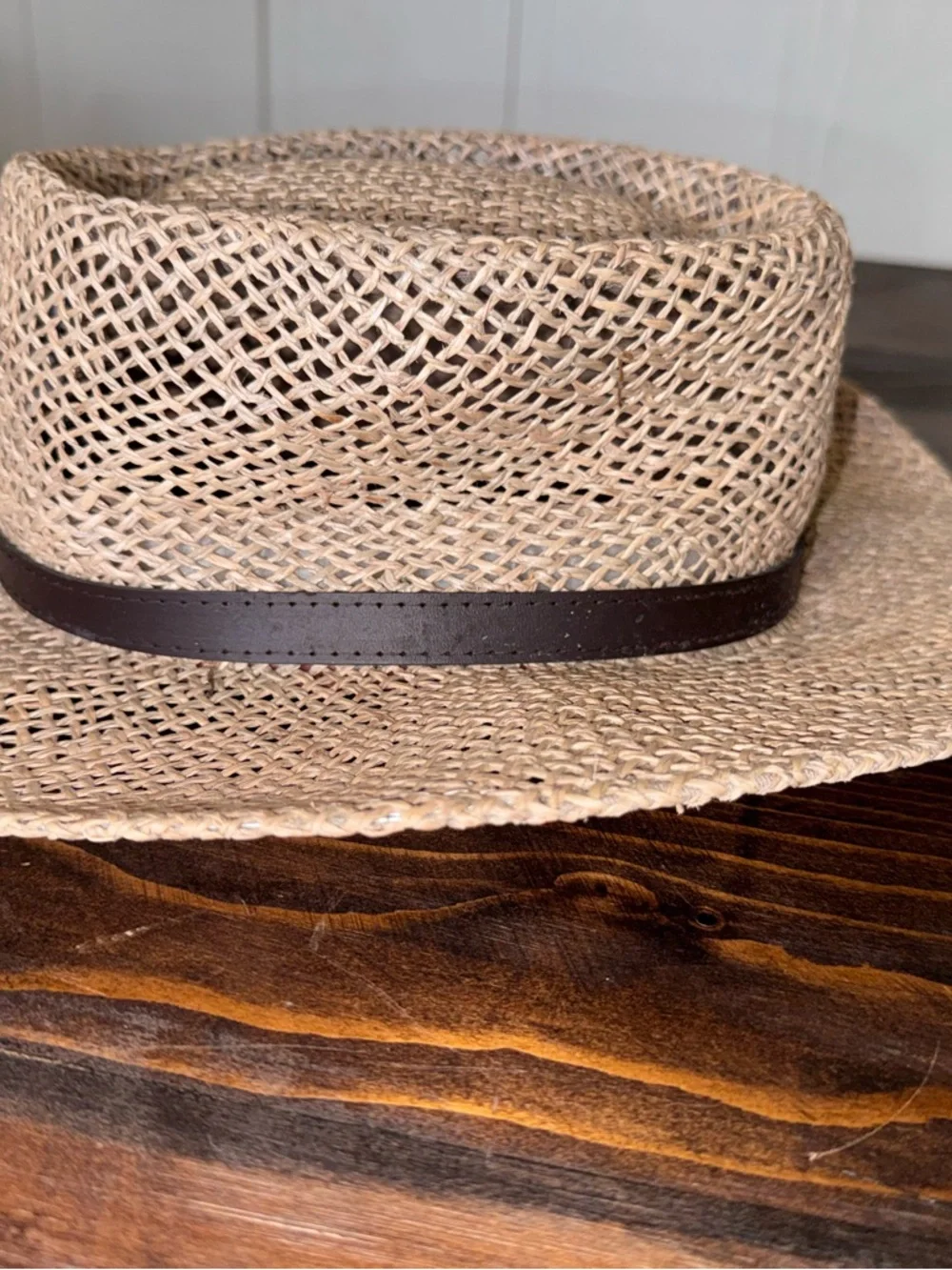 Stetson Straw Hat S/M Ventilated Western Cowboy Summer Beach Ranch Style