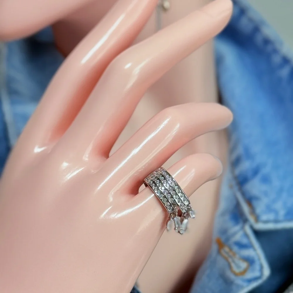 Anthropologie elegant silver