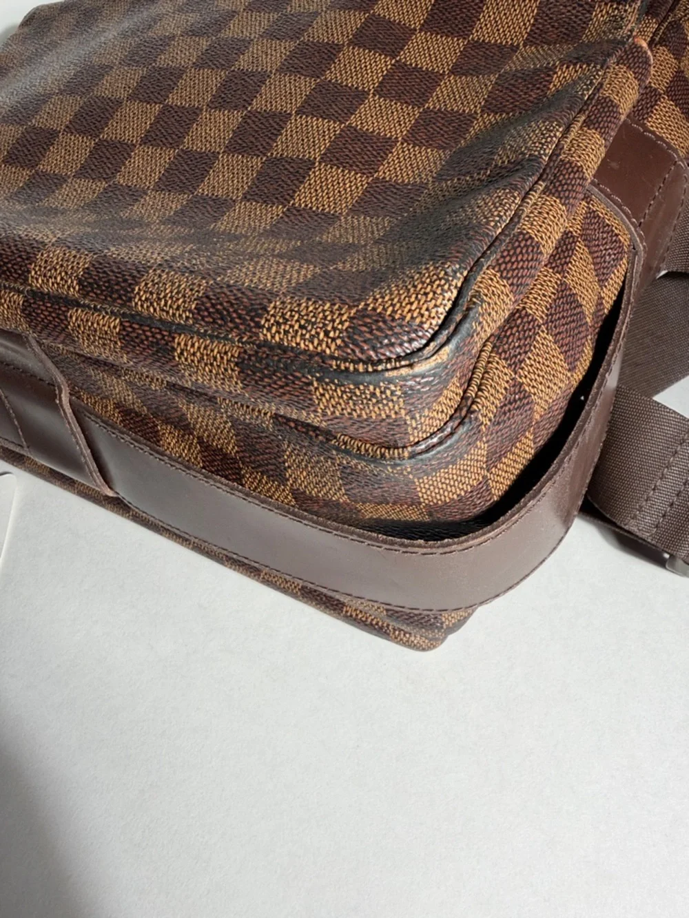 Pre-Love Louis Vuitton Damier Brown Checkered Men’s Crossbody Bag