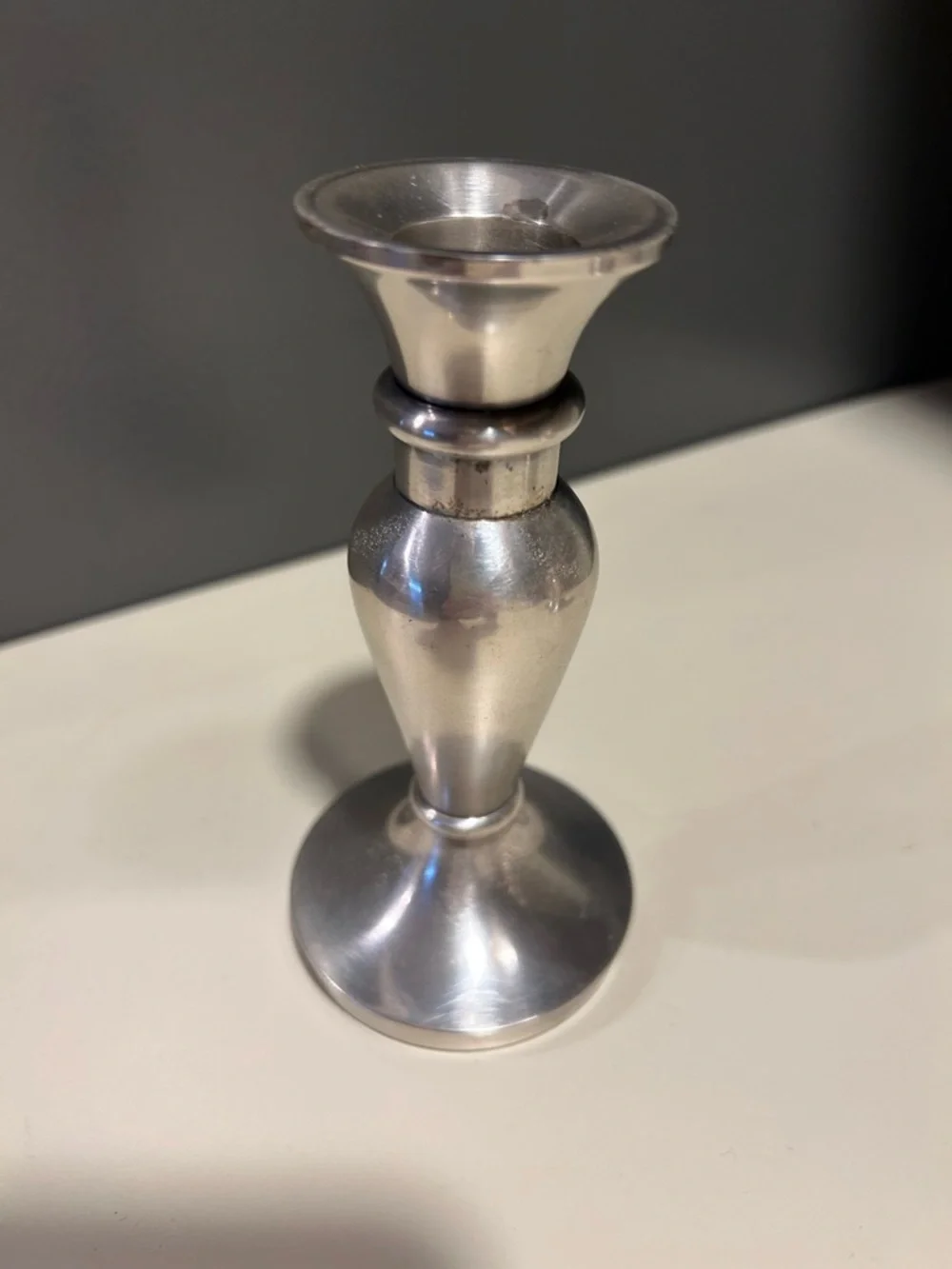 Restoration Hardware Silver Jerome Threesome Taper Trio Candlesticks