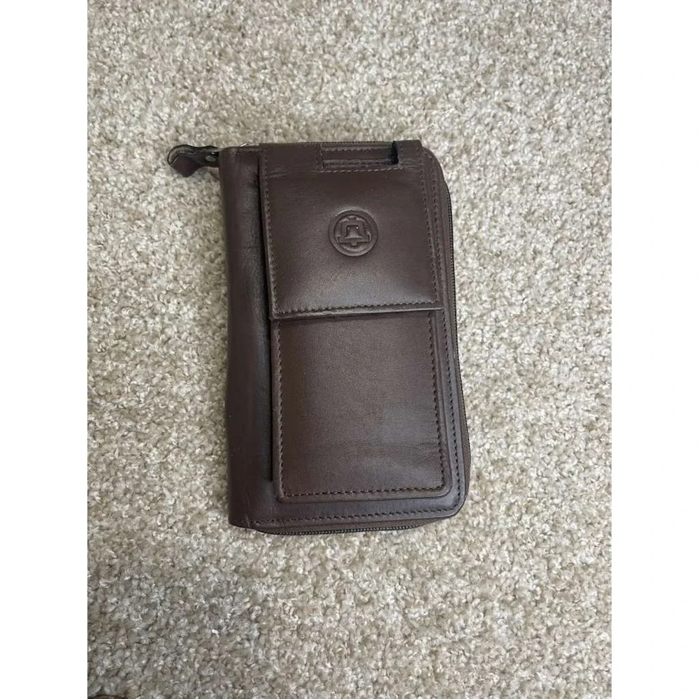 Leather Wallet & Organizer for Checks, Cash, Cards, IDs Unisex