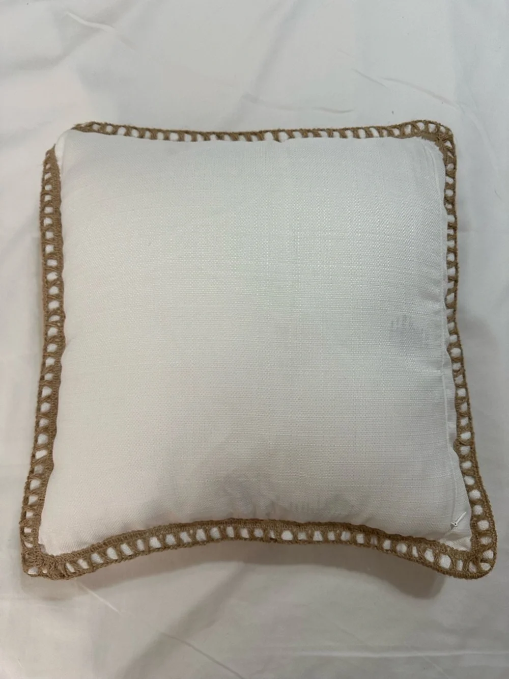 NORDECO HOME CHRISTMAS TREE THROW PILLOW POM POM FARMHOUSE HOLIDAY DECOR