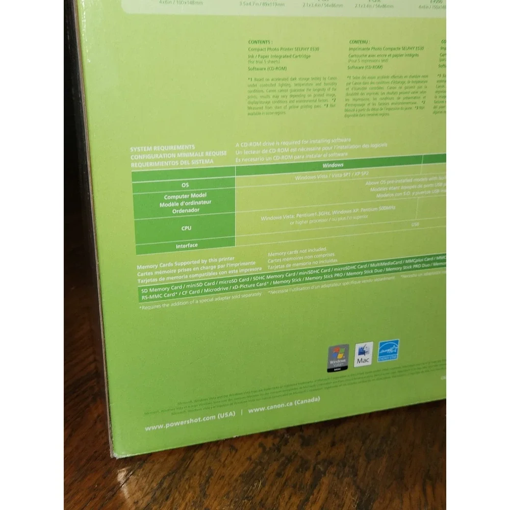 Canon selphy es30