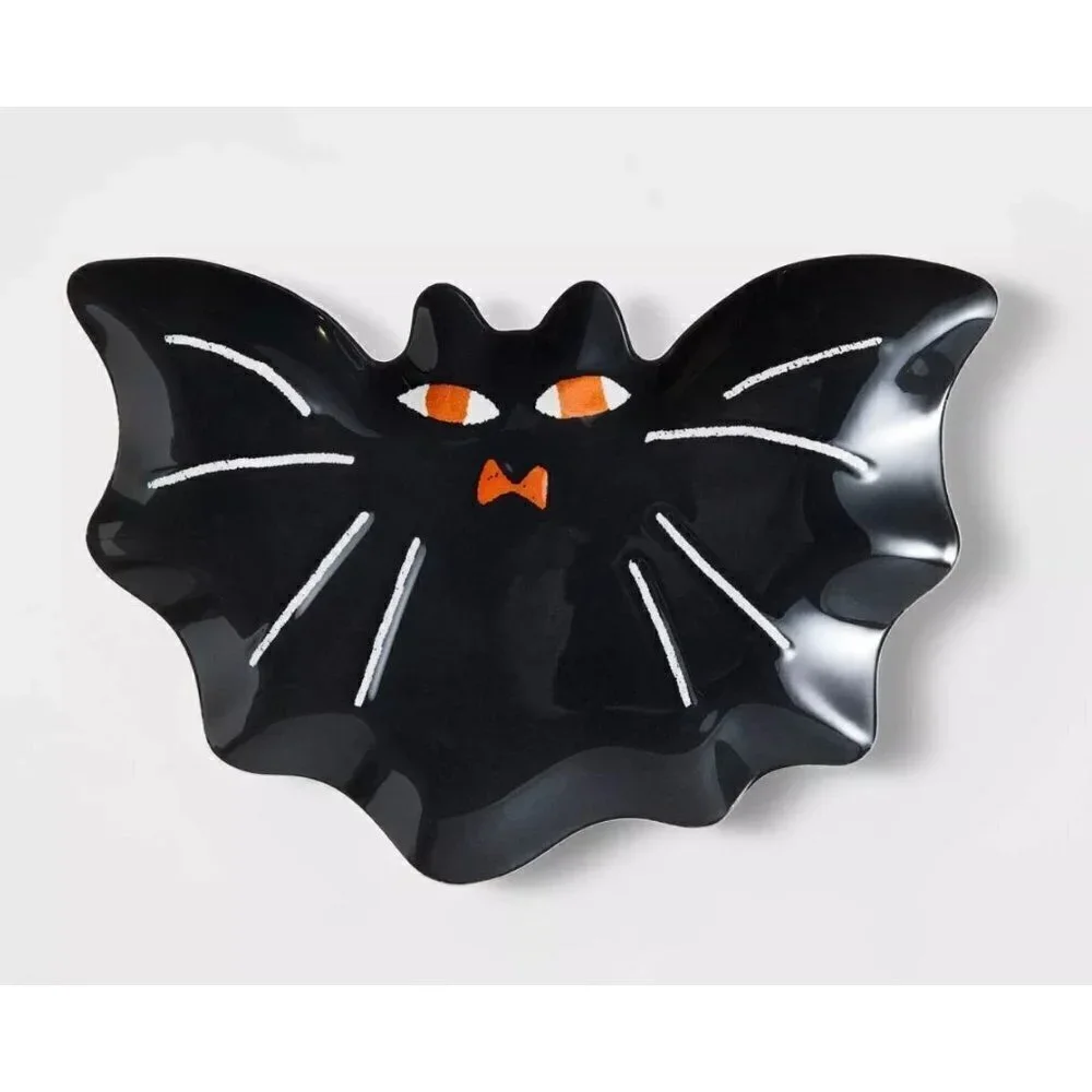 Target Hyde & EEK! Boutique™ Halloween 2 Figural Dining Plates 'Bat' (Set of 2)