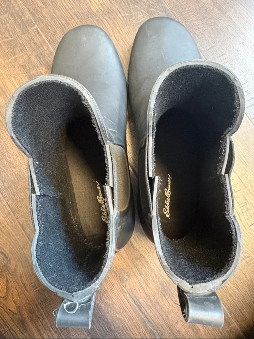 Eddie Bauer boots secure
