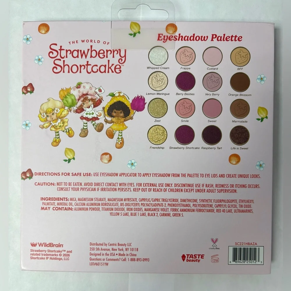 The World of Strawberry Shortcake Retro Eyeshadow Palette