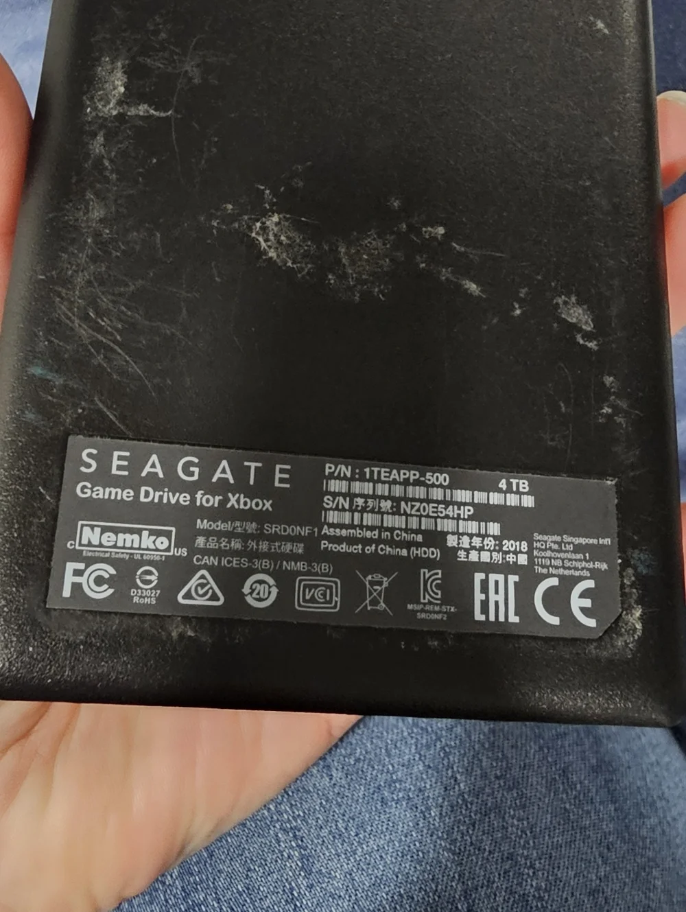 Seagate bright green