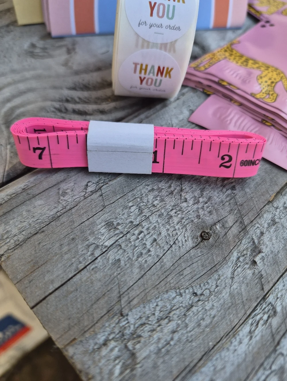 SELLER'S SHIPPING BUNDLE! POLYMAILERS*THANK YOU CARDS*STICKERS* MEASURING TAPE