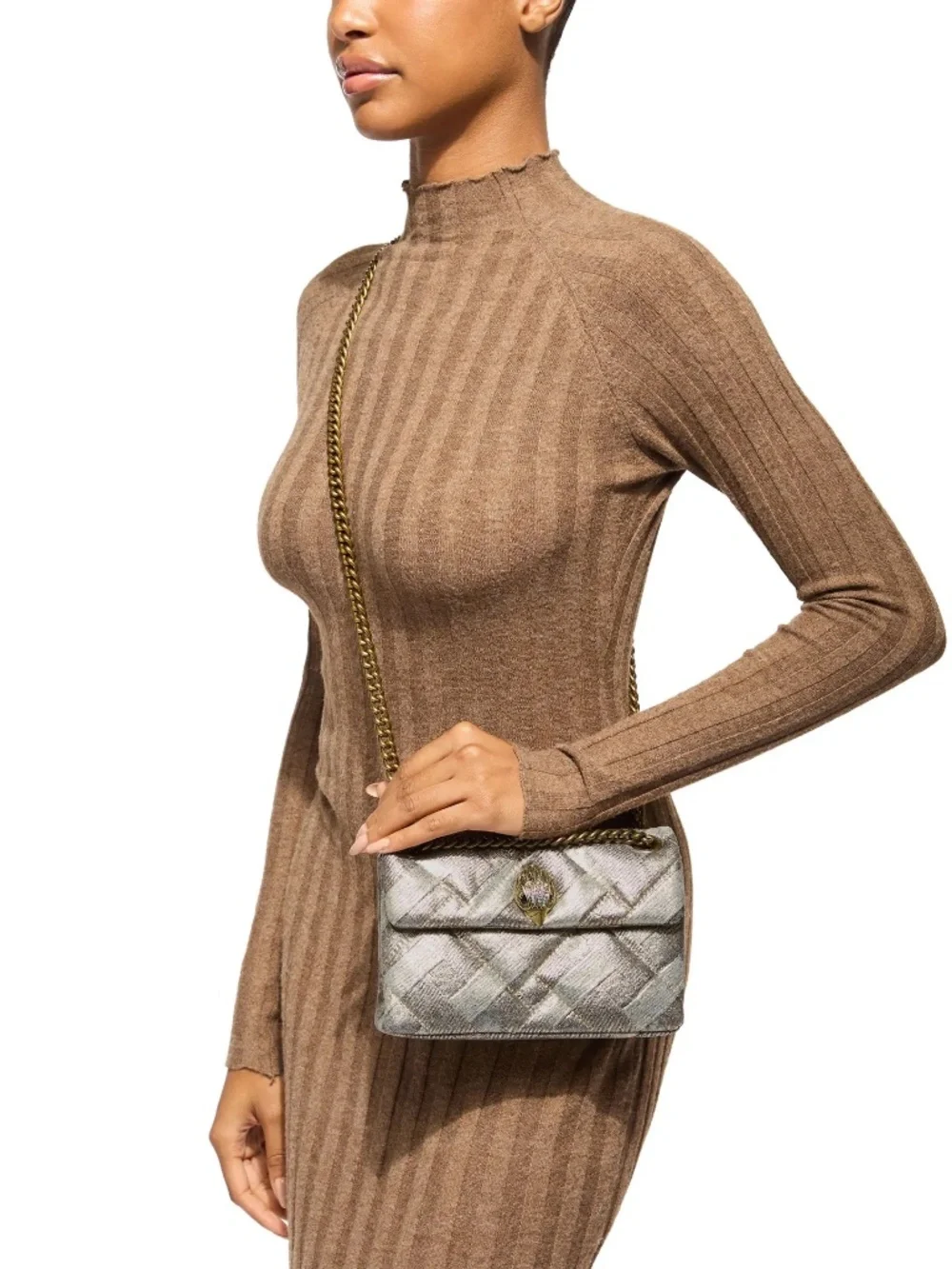 Kurt Geiger London Mini Kensington Soft Bag Retails $238