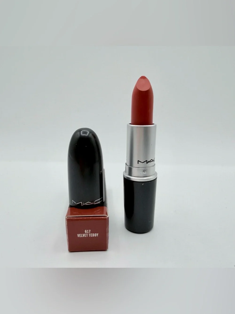 MAC Cosmetics Matte Lipstick in the iconic shade 617 Velvet Teddy