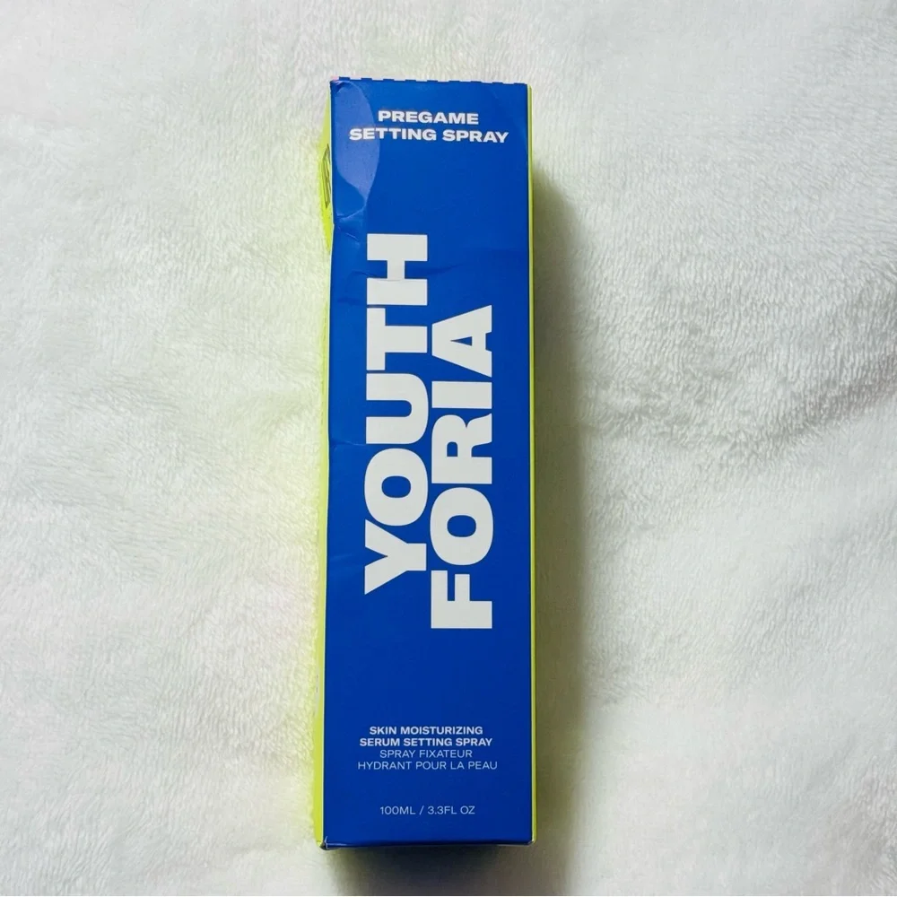 Youthforia Pregame Setting Spray SKIN MOISTURIZING SERUM Spray 100ml/ 3.3oz NIB