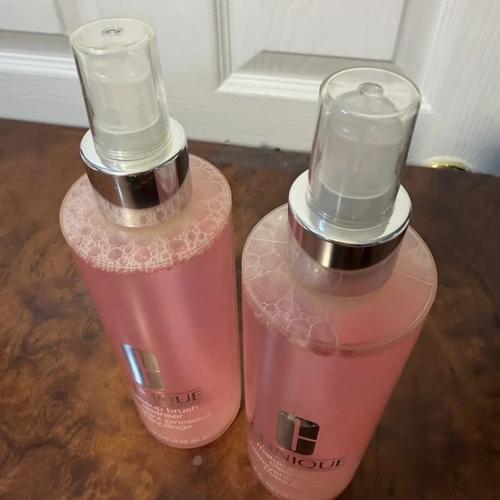 Clinique MAKEUP BRUSH CLEANSER 8 FL OZ Lot Of Two. Authentic