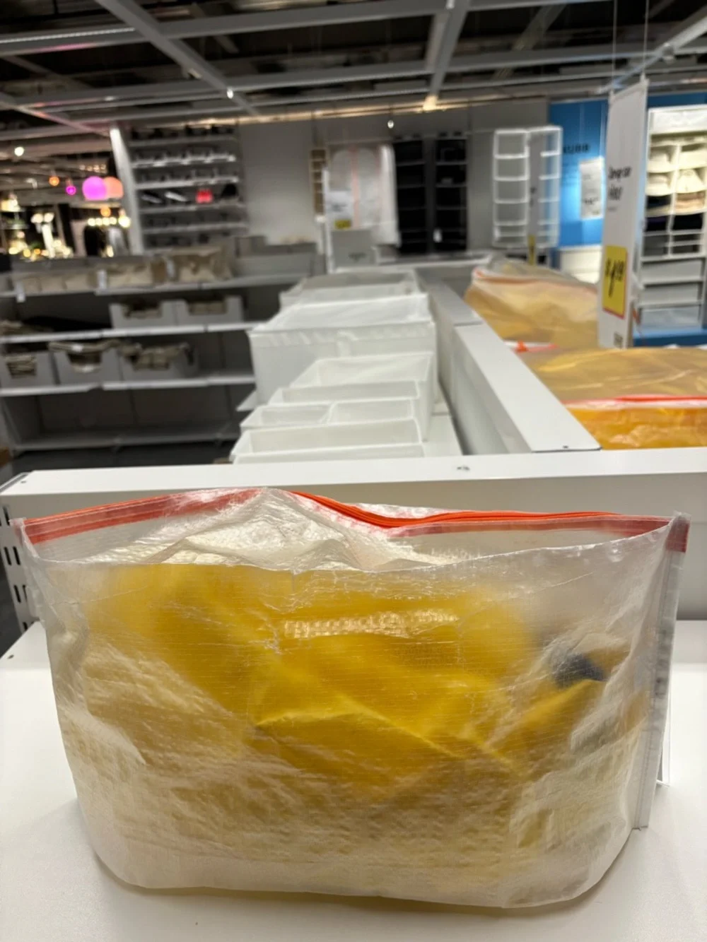 IKEA translucent storage