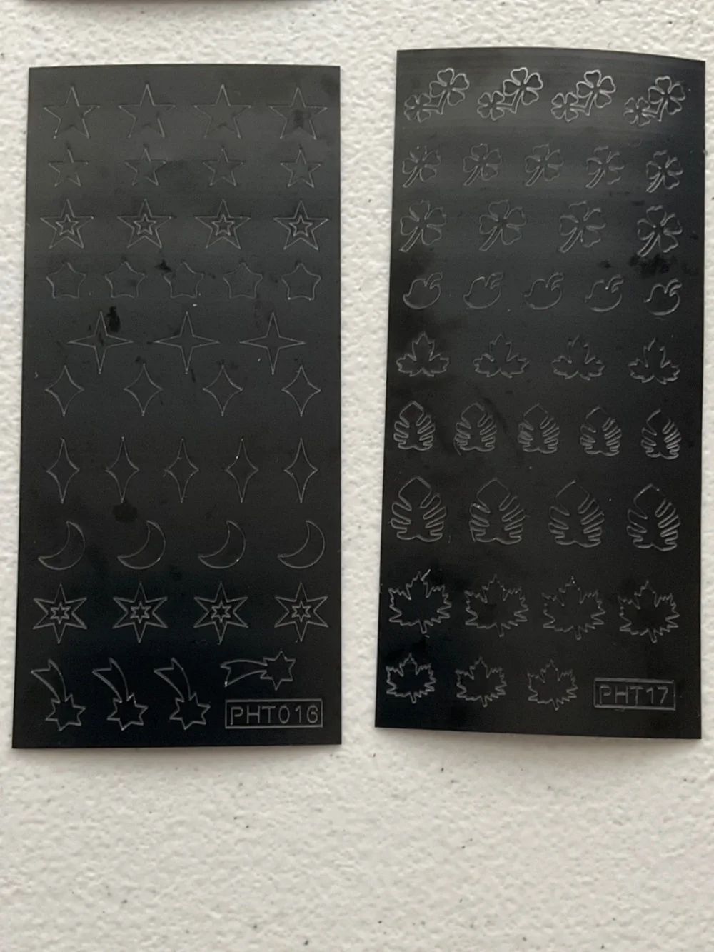N/A acrylic set white